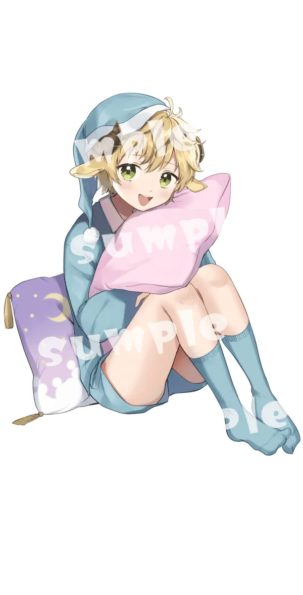 IRIAMで使用していた、かぜぱな先生イラストその４