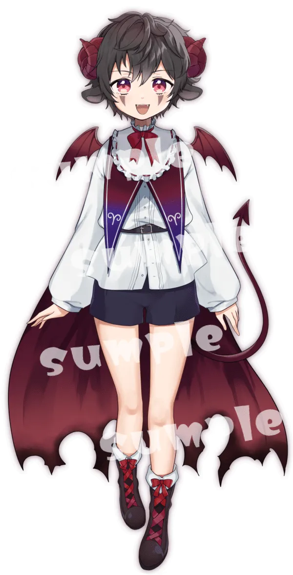 IRIAMで使用していた、かぜぱな先生イラストその５