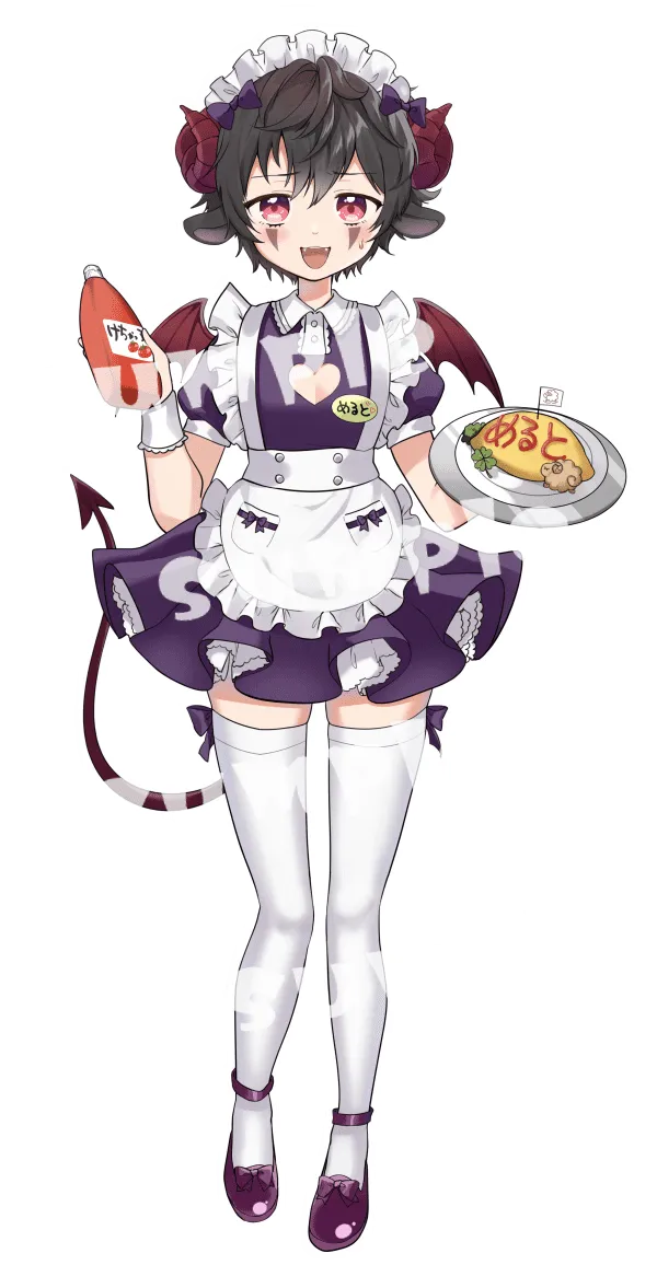 IRIAMで使用していた、かぜぱな先生イラストその９