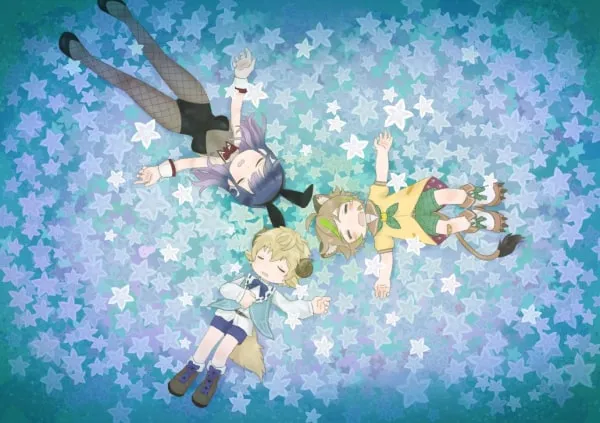 すこたにイラストその４。ホラーゲームで叫ぶめるとくん
