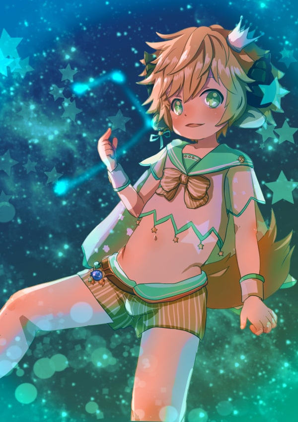 いたるイラストその８。星の王子さま。画像にタップするとPixivへリダイレクト。