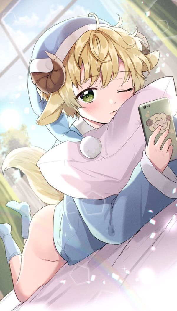 かぜぱな先生の最初のファンアート。お尻丸出し。画像にタップするとPixivへリダイレクト。